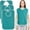Turquoise, variant on Utopia Towels 3 Pack Premium Unisex Adult Bibs for Elderly Women Men, Waterproof Bib for Eating, Adjustable and Washable Blue