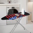 thumbnail image 2 of HELLHERO Elastic Edge Ironing Board Covets Easy to Install Replacement Polyester Fabric 15x54 Inch, Eagle Stars Stripes, 2 of 5