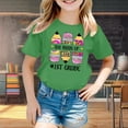 thumbnail image 2 of AWZXDE T-Shirts Graphiques de Rentrée Scolaire pour Filles Hauts Mode Décontractée Manches Courtes Coupe Ample Col Rond T-Shirts Confortables, 2 of 4