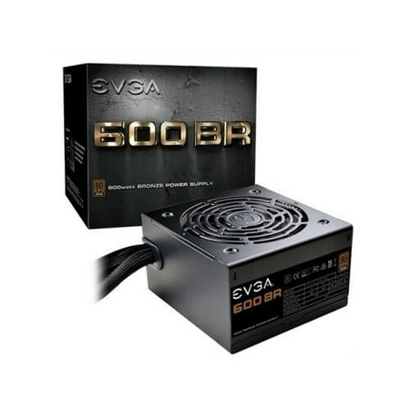 EVGA Power Supply 100-BR-0600-K1 600 BR 600W 80+BRONZE 12V PCI Express 120mm
