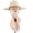 Beige, variant on Unisex Hand Weaving Straw Hat Vacation Straw Hat Breathable Crochet Beach Hat for Adult Teen Hat Breathable Sun Hat