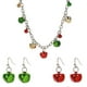 thumbnail image 5 of Jingle Bell Necklaces Holiday Accessories For Women Jewelry Set Colorful Bell Ornaments Special Occasions 3Pcs, 5 of 5