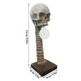 thumbnail image 7 of RABBITH Skeleton Lamp Creepy Skeleton Table Lamp Halloween Horror Skull for Head Light Handmade Resin Material Statue LED Skull, 7 of 7
