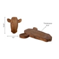 thumbnail image 3 of Acacia Wood Cow Head Shape Board, 3 of 3