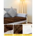 thumbnail image 4 of Retro Wooden Board Couch Cushion Covers Stretch, Washable Sofa Seat Covers Individual Seat Cushion Sofa Slipcovers Western Country Farmhouse Brown Wood Couch Cover Furniture Protector S-1PCS, 4 of 7