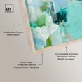 thumbnail image 4 of Alista Green Blues Shadowbox Print Green Abstract Art by Art Remedy, Blonde Frame, 54 x 36, 4 of 7