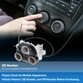 thumbnail image 3 of Módulo de panel de control del calentador de aire acondicionado Unique Bargains para Nissan Versa 2012-2013 Unidad de clima HVAC No. 27510-3NH1B/27510-00C24/27510-3AN0A, 3 of 7