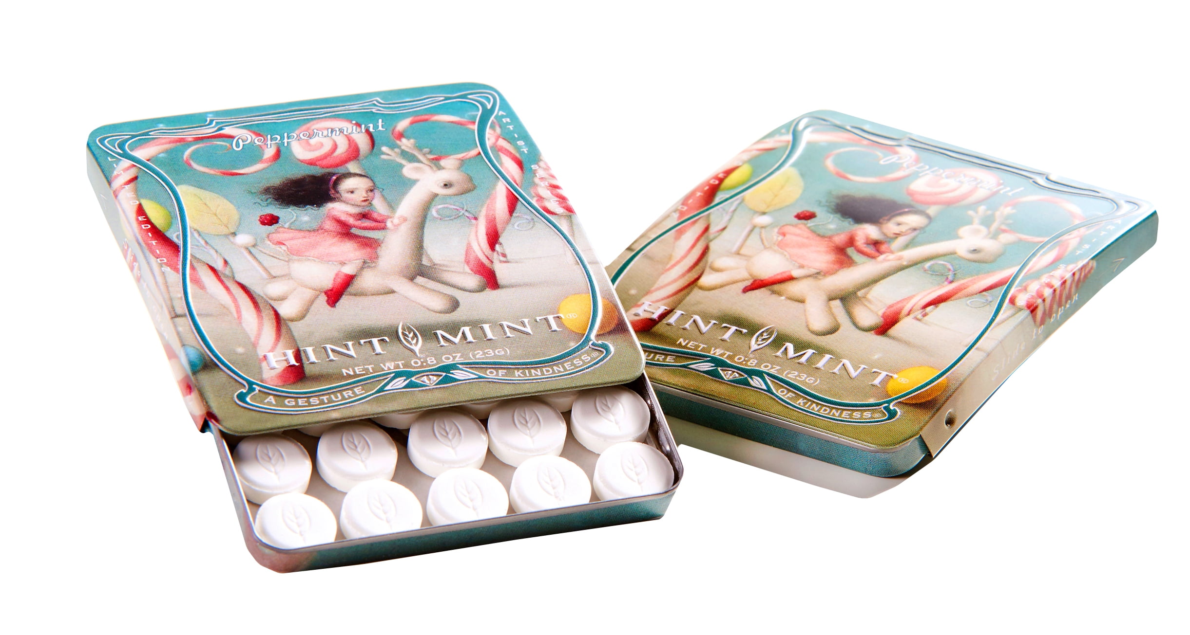 Hint Mint Classic Mints Nicoletta Ceccoli Artist Series The Sweetest Journey Peppermint... by