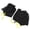 Black, variant on YAHHU Waterproof Leg Gaiters for Hiking Climbing Snow Trekking, Silicon Coated Nylon Ultralight Breathable Shoe Boot Cover Guards, Black, One Size [cite: 9, 10]