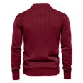 thumbnail image 2 of Gibobby Suéter cárdigan para hombre Suéter de punto casual con cierre completa para hombre, cuello de solapa, manga larga(Vino,XG), 2 of 2
