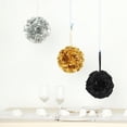 thumbnail image 6 of BalsaCircle 2 Gold Roses 7" Kissing Flower Balls Pomander Wedding Hanging Decorations, 6 of 8