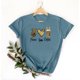 thumbnail image 3 of Mujeres Manga Corta de Verano Tops Pascua Impresa Cuello Redondo, Blusa de Moda Casual para la Primavera, 3 of 5