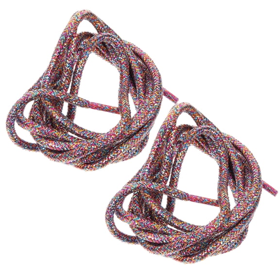 PENIKOKO Decorative Iridescent Shoe Laces 1 Pair - Cloth for Sneakers, Casual and Athletic Shoes