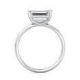 thumbnail image 5 of Balma - East To West Emerald Cut Moissanite Lab- Diamond Solitaire Engagement Ring with Thin Band, 5 of 5
