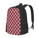 thumbnail image 1 of Disketp Red Moroccan Mochila Minimalista de Gran Capacidad, Mochila de Viaje para Escuela, Trabajo o Uso Diario, 1 of 6