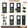 thumbnail image 5 of Homieasy 12-Drawer Customizable L-Shaped Closet System ,8.5-11.5 Ft with 4 Hanging Rods & 3 Tower,Black, 5 of 6
