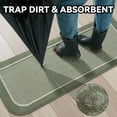 thumbnail image 5 of SIXHOME Door Mat Welcome Mat 24"x35" Non-Slip Front Door Mat Absorbent Low Profile Dirt Trapper Indoor Door Mat Ouside Entryway Rug Soft Machine Washable Floor Mat Sage, 5 of 7