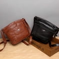 thumbnail image 6 of Soft Leather Messenger Bag Large Capacity Style Shoulder Bag for Men Women Durable Crossbody Bag, 6 of 6