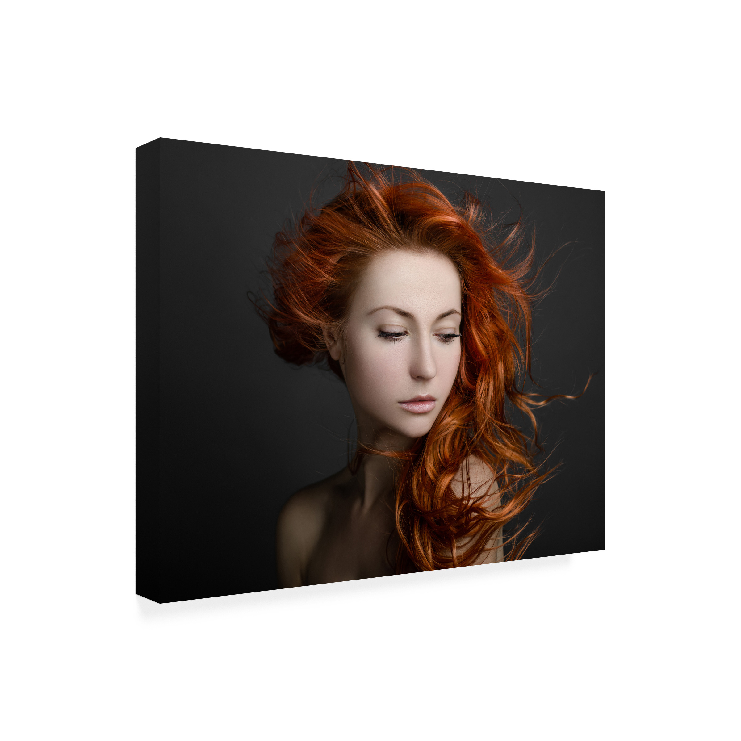 Alex Malikov 'Red Hair' Canvas Art