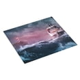 thumbnail image 2 of Honeii Boat Lighthouse Storm Waves for Dish Drying Mat for Kitchen Counter, Non-slip Rubber Backed, Hide Stain Kitchen Super Absorbent Draining Mat, Dish Rack Pad, 2 of 8