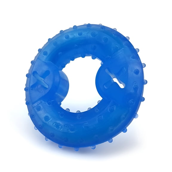 BESTSKY Pet Teether Cooling Chew Toy for Dogs,Teething Toy for Puppies,Fit with Treats for More Fun Puppy Teething Rings