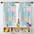 thumbnail image 5 of Blackout Kids Curtains,Pioneer Flower Floral Print Pattern Childrens Insulated Curtains Set Of 2,Bedroom Essentials,Toddler Room Decor 42"x54", 5 of 5