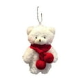 thumbnail image 2 of Steadline Charming Plush Teddy Bear Pendant - Valentine's Day Keyring with Festive Red Scarf, Cute Bag Accessory for Christmas and Romantic Holiday Gift with Soft Fluffy Texture, 2 of 7