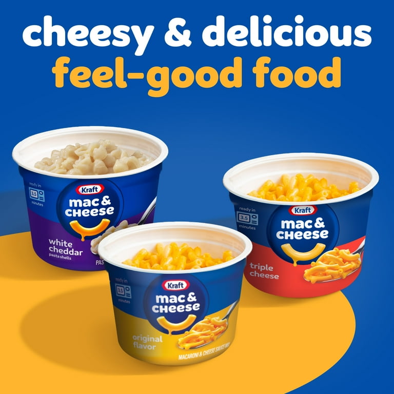 Kraft Mac and Cheese, 4 Cups, for Easy Dinner or Dinner Sides