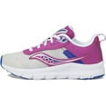 thumbnail image 2 of Saucony Axon KDZ SK167781 Sneaker Kids Gray Magenta Lace Up Casual Shoes KHD2127, 2 of 6