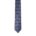 thumbnail image 2 of ROMARIO MANZINI Blue, White Floral on Purple PRINTED DESIGN TIE, 2 of 3