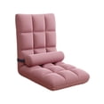 thumbnail image 4 of simhoa Floor Chair with Back Support Soft Comfortable Gaming Padded Lazy Sofa Chair Pink, 4 of 8