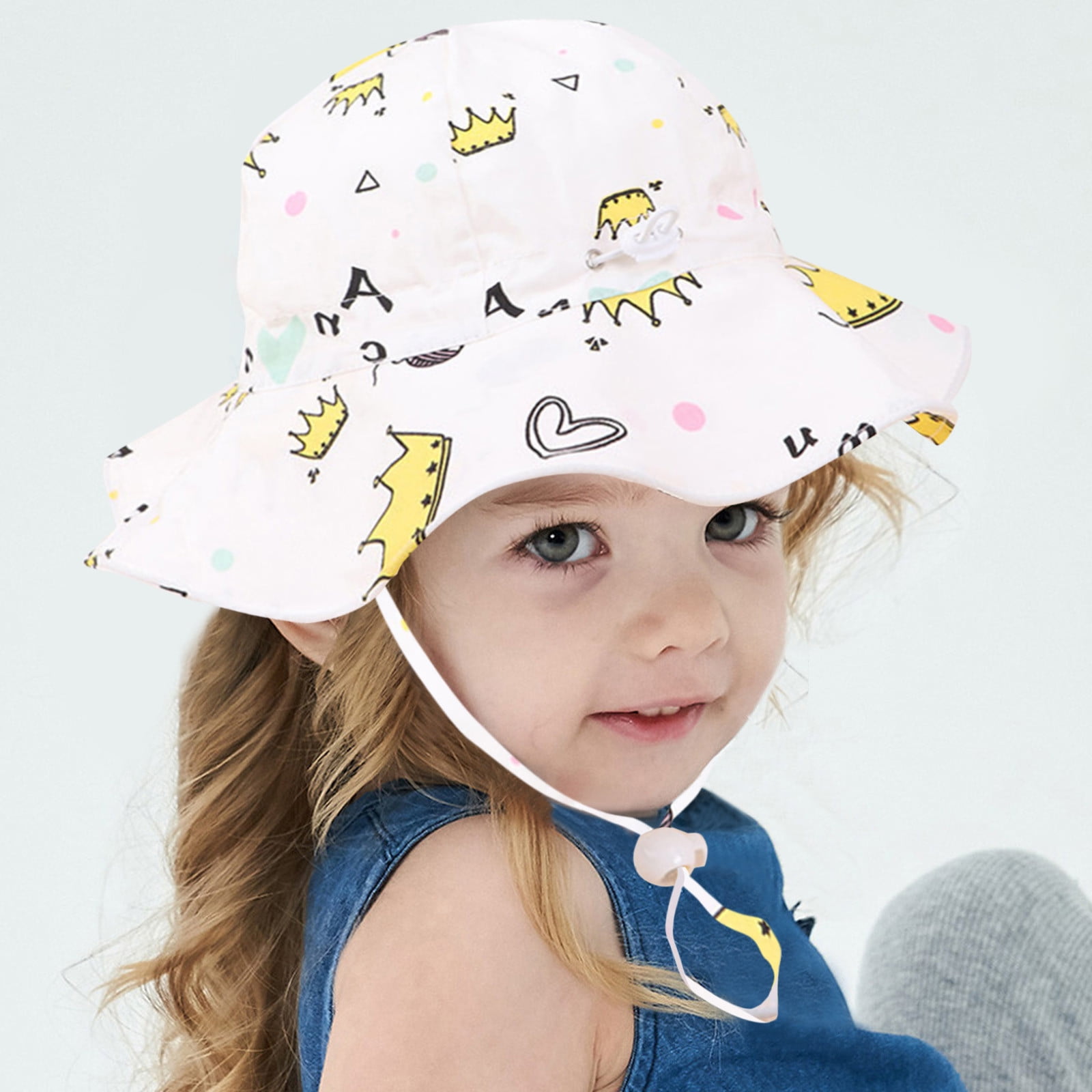 TOWED22 Baby Boy Hats Cute Strap Spring Summer Outdoor Sun Cap Kids Sun Chin Adjustable