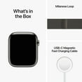 thumbnail image 4 of Apple Watch Series 8 GPS + Cellular 45mm Graphite Stainless Steel Case with Graphite Milanese Loop. Fitness Tracker, Blood Oxygen & ECG Apps, Always-On Retina Display, 4 of 9