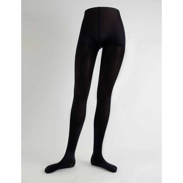 Bas de Compression Opaques en Microfibre Neutrogène, Bas-Culotte, 15-20 mmHg (Grand, Marine)