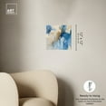 thumbnail image 5 of Head In The Clouds Blue Abstract Canvas Wall Art by Art Remedy, Gallery Wrapped, 12"x12", 5 of 7