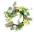 thumbnail image 2 of Ydojg Easter Wreath Spring Imitation Eggs Decorating Design Indoor Decorative Diy Easter Front Door Wreath, 2 of 8