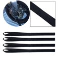 thumbnail image 3 of Correas suave negro para remolque camión de carga barco corto vehículo 4Pcs 4 piezas Sunnimix Correas de lazo suave para atar, 3 of 8