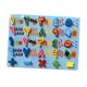 thumbnail image 4 of Tablero de alfabeto de madera Montessori, práctico tablero de rompecabezas colorido para niños y Números arábigos, 4 of 9