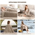 thumbnail image 6 of Electric Blanket 72" x 84" Full Size with 6 Heating Levels, 10 H Auto-off, Flannel, Machine Washable, Linen, 6 of 12