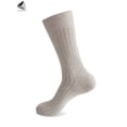 thumbnail image 3 of PULLIMORE 3 Pairs Mens Cushion Crew Socks Athletic Performance Cotton Sock for Sport Everyday (Light Gray, US 9-11), 3 of 7