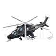 thumbnail image 2 of Helicóptero de juguete modelo ABS 1:52 de aleación de zinc con funciones interactivas, avión para Gris, 2 of 9