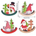 thumbnail image 3 of Yuarrent Suministros navideños Decoraciones navideñas de 2023 Adornos festivos Iluminación colorida Kits de decoración para fiestas Estilo muñeco de nieve, 3 of 6