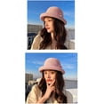 thumbnail image 3 of CoCopeaunts Women's Bucket Hats Knitted Beach Sun Hats Elegante Fisherman Hats with Flowers Breathable Party Bucket Hats All Seasons Use, 3 of 8