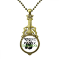 thumbnail image 1 of Panda bambúanimal Food Collar Guitarra Antigua Joyería Música Colgantes Unbranded M, 1 of 3
