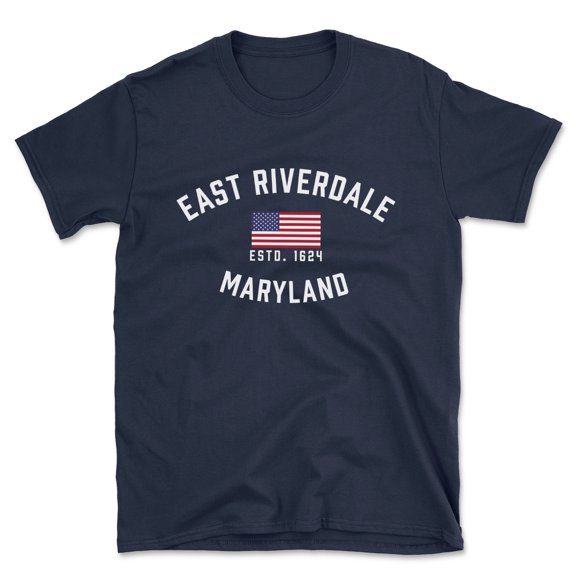 East Riverdale Maryland Patriot Men's Cotton T-Shirt