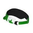 thumbnail image 2 of Sport Sun Visor Hats Flag Of Esperanto Adjustable Empty Top Baseball Cap Ball Caps For Women Men, 2 of 7