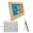 thumbnail image 2 of Wireless Weather Station Digital Weather Station Weather Station Thermometer with Alarm and Humidity Barometer Alarm Moon Phase Weather Clock with Out, 2 of 5