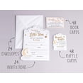 thumbnail image 2 of Lillian Rose Twinkle Little Star - Juego de invitaciones para baby shower, color blanco, 2 of 4