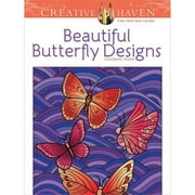 Creative Haven Adult Coloring Book - Butterfly Designs - 31 Pages