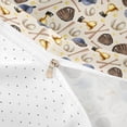 thumbnail image 4 of Castle Fairy Sport Baseball Duvet Cover King, Gloves Bats Stars Print King Bedding, Beige Brown,3 Pieces,1 Duvet Cover and 2 Pillowcases, 4 of 6